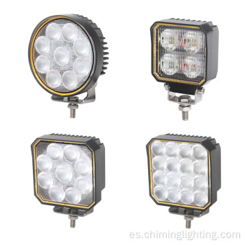 Lámpara de potencia de alta potencia de 3 &quot;4&quot; pulgadas 4x4 Luz de trabajo LED fuera de carretera Luz de trabajo de conducción de camión súper brillante